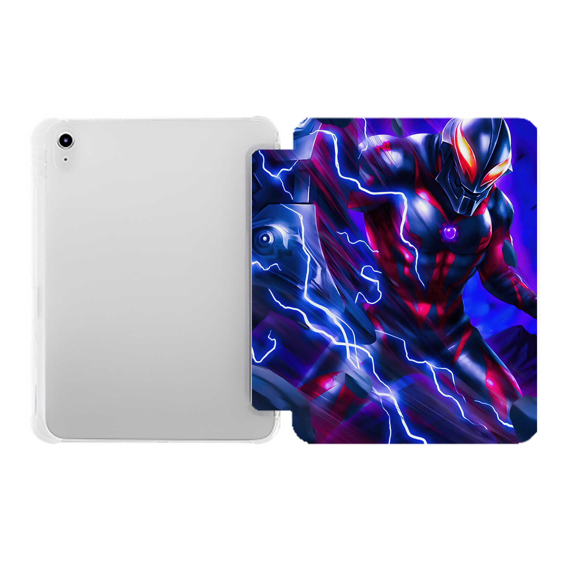 （画像用） ウルトラマン Ultraman IPad ケース ペン収納付き 三つ折りスタンド PUレザー×シリコン 対応機種9.5/10.5/10.9インチ